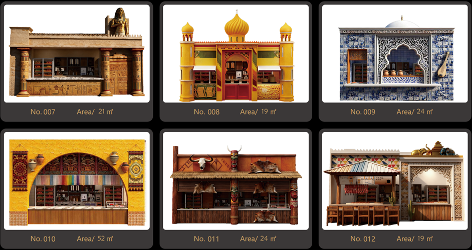 室内商铺三维效果图展示